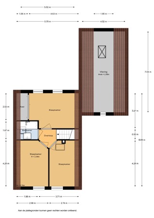 Floorplan - Papekamp 5, 4051 DM Ochten